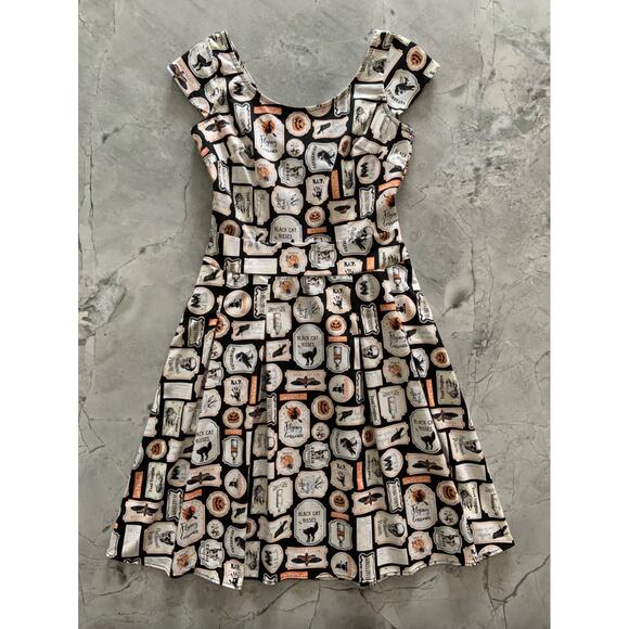 Retrolicious Dresses & Skirts - Retrolicious Margaret Dress in Halloween Print